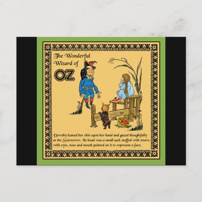 The Wonderful Wizard of Oz Postcard (Front)