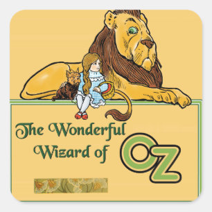 The Wonderful Wizard of Oz Square Sticker