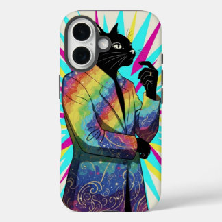 The wondering Cat  iPhone 16 Case