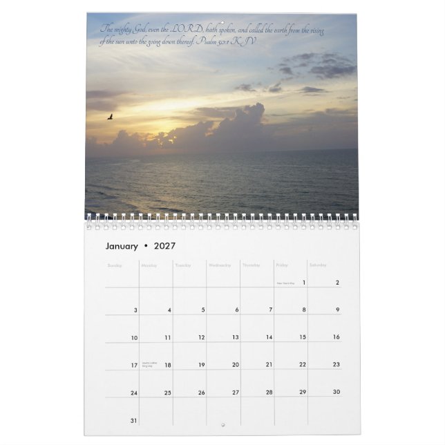 The Wonders of Nature Calendar (Jan 2027)