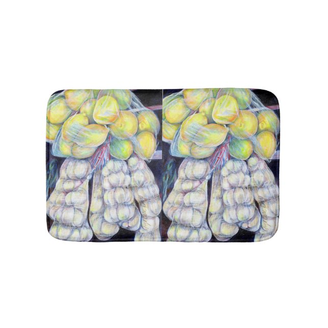 The Wonders of the Wet Markets, Singapore Bath Mat (Front)