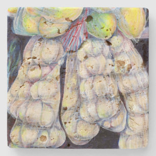 The Wonders of the Wet Markets, Singapore Stone Coaster