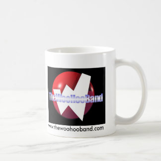 The Woo Hoo Band coffee mug w/black logo