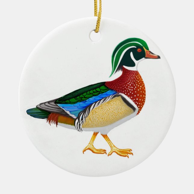 The Wood Duck Ornament (Front)