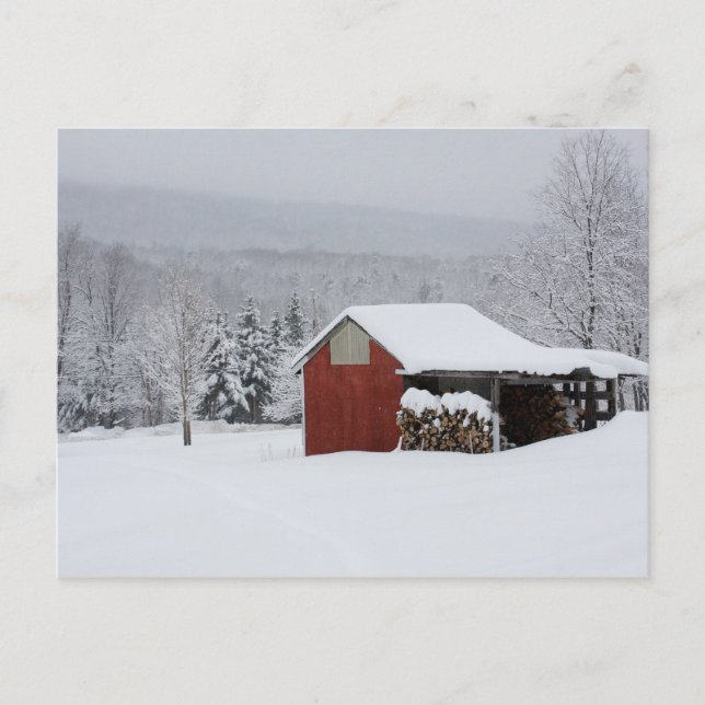 The wood shed postcard (Front)