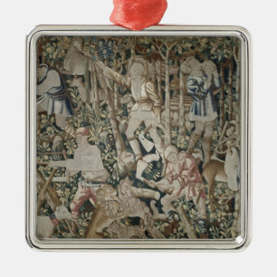 The Woodcutters, Tournai Workshop Metal Ornament