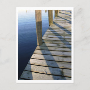 The Wooden Boat Dock Postcard