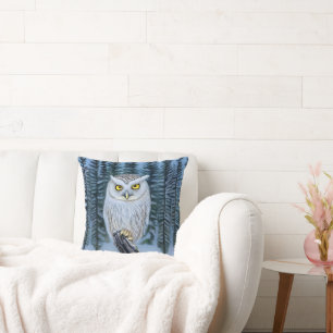 The Woodland North Woods Little Grey Owl Cushion