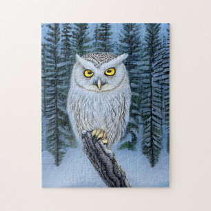 The Woodland North Woods Little Grey Owl Jigsaw Puzzle