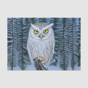 The Woodland North Woods Little Grey Owl Tissue Paper