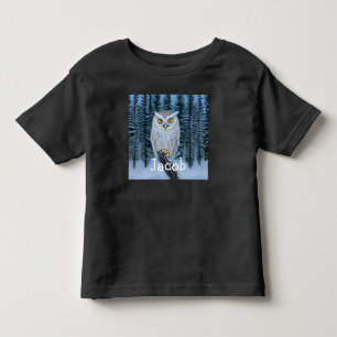 The Woodland North Woods Little Grey Owl Toddler T-Shirt