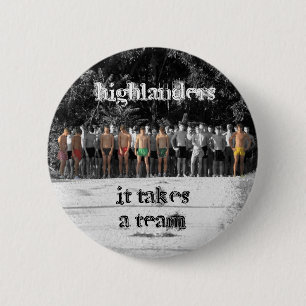 The Woodlands High School CC Team Fall 2009, hi... 6 Cm Round Badge