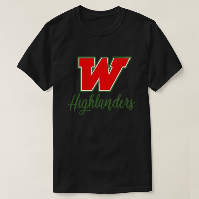 The Woodlands High School T-Shirt (Design Front)