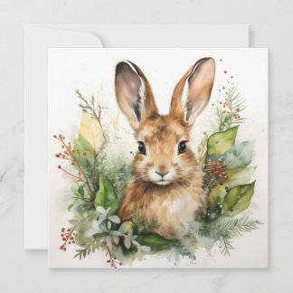 The Woodlawn Collection: Christmas Bunny Holiday Card