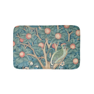 The Woodpecker Tapestry, detail of the woodpeckers Bath Mat