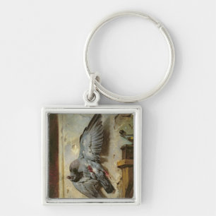 The Woodpigeon, c.1857 Key Ring