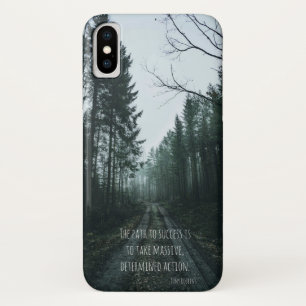 The Woods Apple iPhone X, Barely There Phone Case