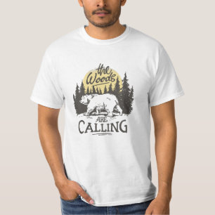 The woods are calling - Bear in the woods nature T-Shirt