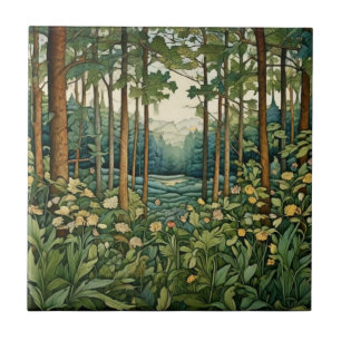 The Woods Ceramic Tile