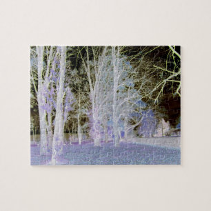 The Woods in Infrared Jigsaw Puzzle