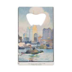 The Woolworth Building from the Ferry by Rachael