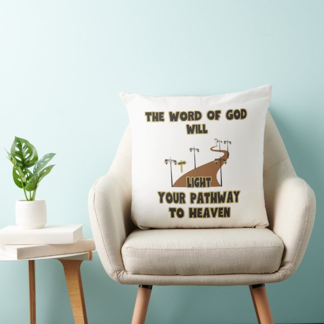 The Word Of God Will Light Cushion (Chair)
