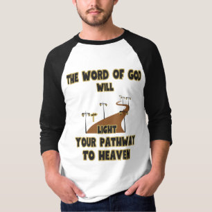 The Word Of God Will Light Men's 3/4 T-Shirt