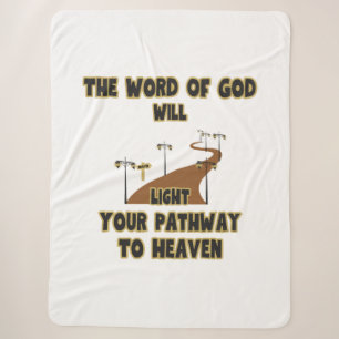 The Word Of God Will Light Sherpa Blanket
