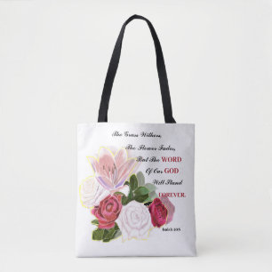 The Word Of Our God Will Stand Tote Bag