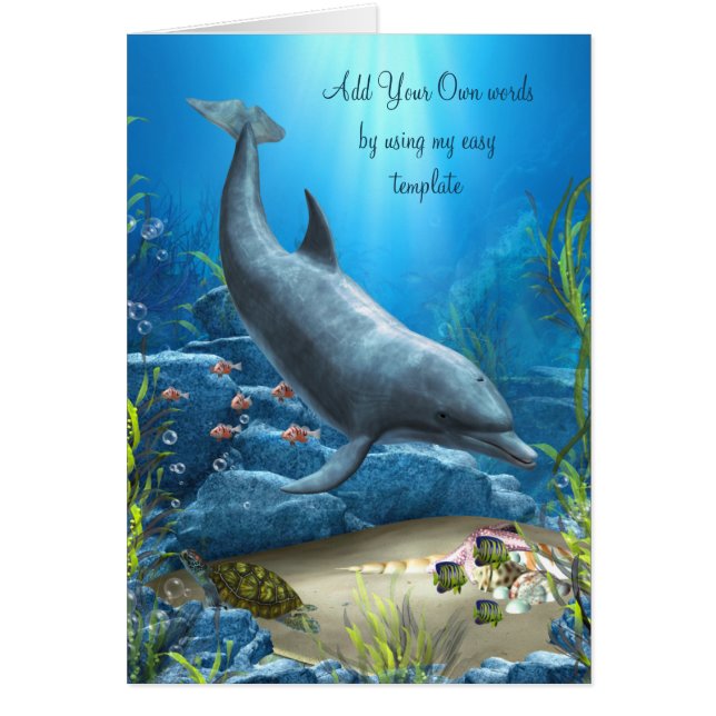 The word of the Dolphin Card (Front)