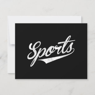 The word Sports A funny ironic design that says S