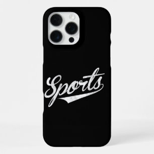 The word Sports A funny ironic design that says S iPhone 16 Pro Max Case