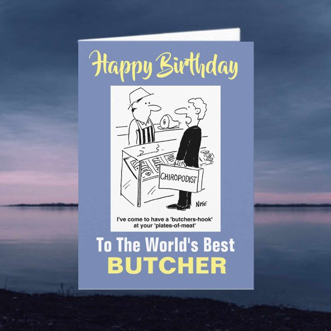 The Word's Best Butcher Card (Creator Uploaded)