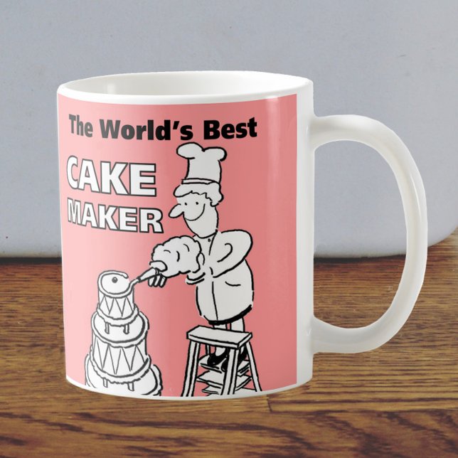 The Word's Best Cakemaker Coffee Mug (Creator Uploaded)