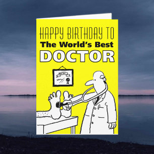 The Word's Best Doctor - Happy Birthday Card