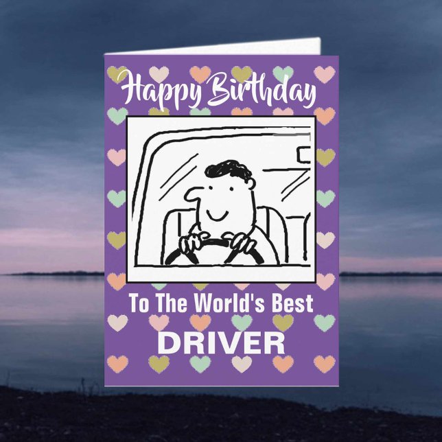 The Word's Best Driver - Happy Birthday Card (Creator Uploaded)