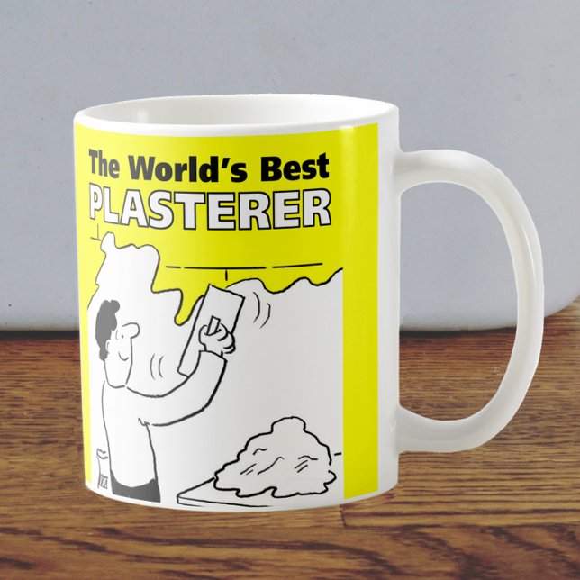 The Word's Best Plasterer Coffee Mug (Creator Uploaded)
