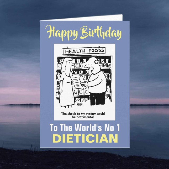 The Word's No 1 Dietician - Happy Birthday Card (Creator Uploaded)
