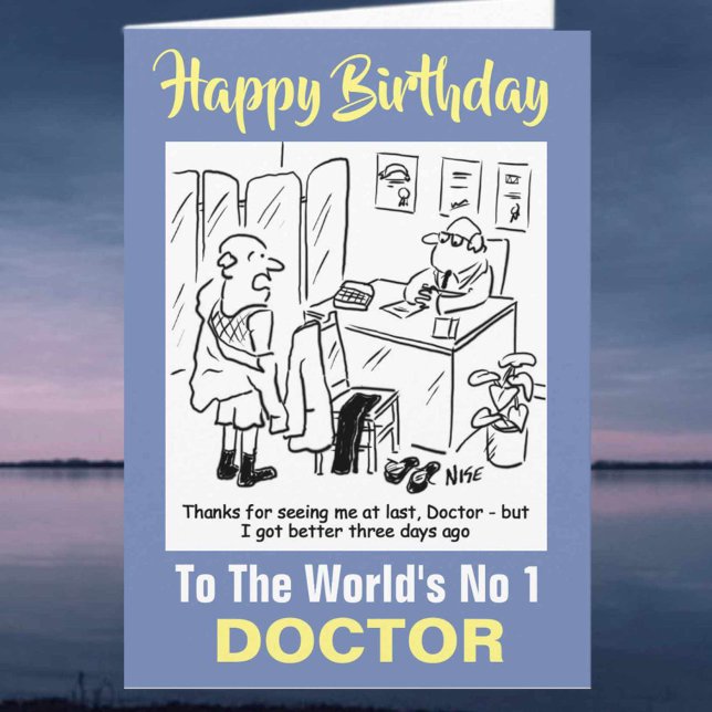 The Word's No 1 Doctor - Happy Birthday Card (Creator Uploaded)