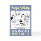 The Word's No 1 Sports Writer - Happy Birthday
