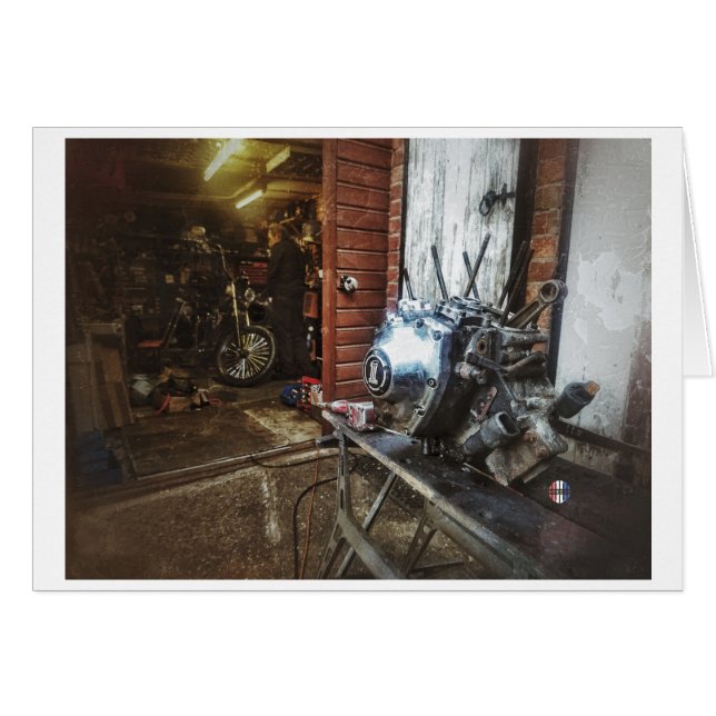 The work in progress card (Front Horizontal)