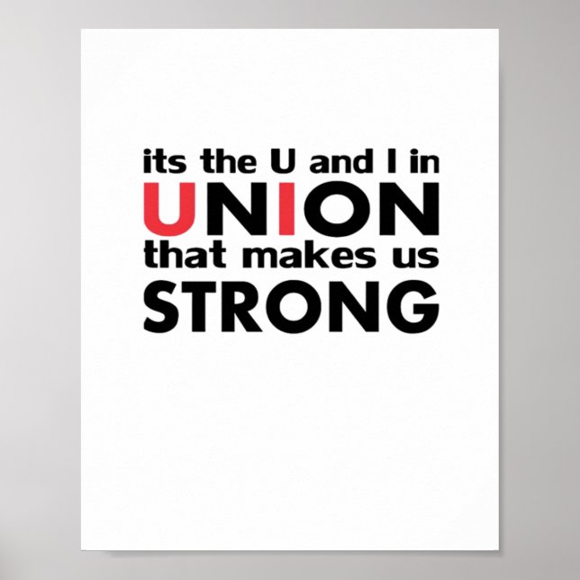 The Work Union That Makes Us Strong Classic Poster (Front)