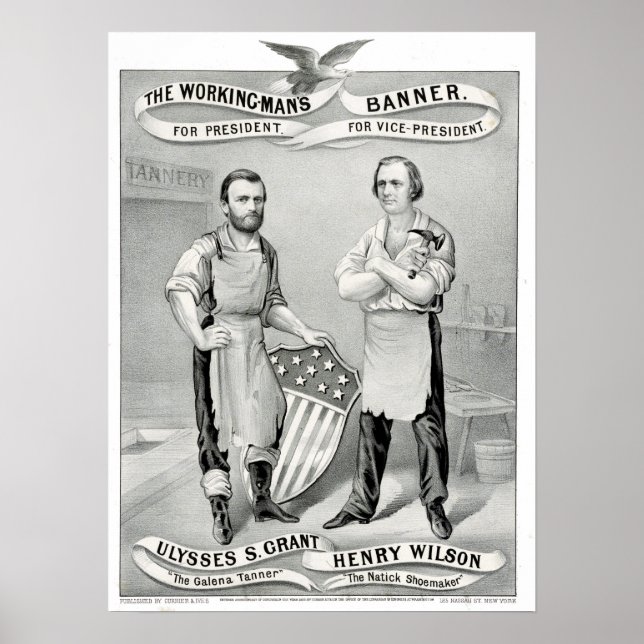 The Working-Man's Banner - For President Poster (Front)