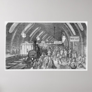 The workmen's train poster