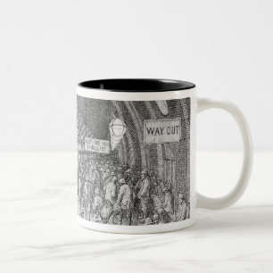 The workmen's train Two-Tone coffee mug