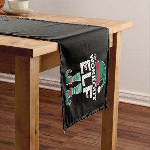 The Workout Elf Group Matching Family Christmas  Short Table Runner
