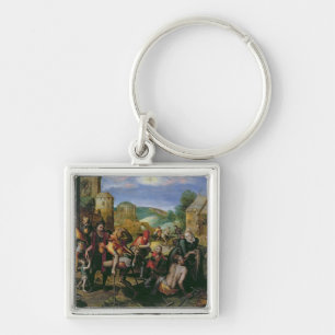 The Works of Mercy Key Ring