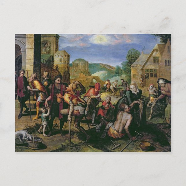 The Works of Mercy Postcard (Front)