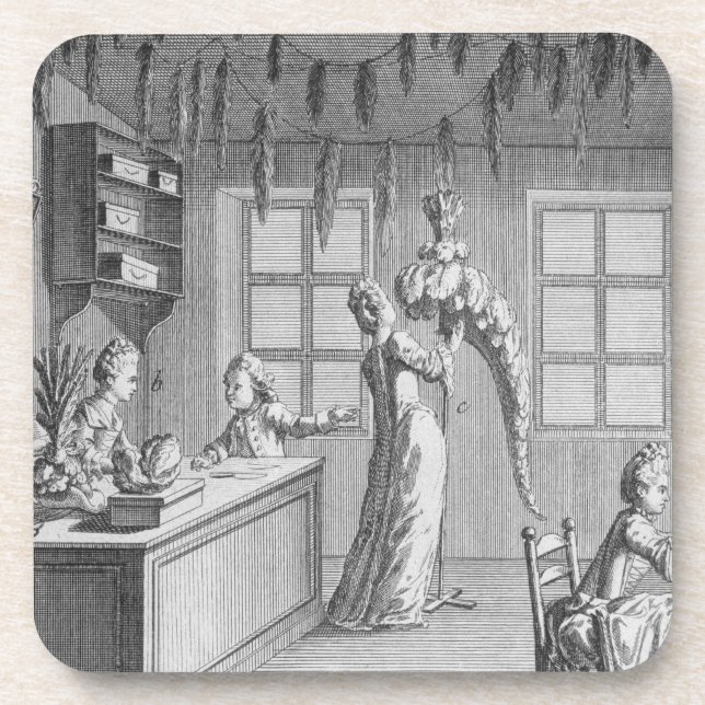 The workshop of a dressmaker, illustration from th coaster (Front)