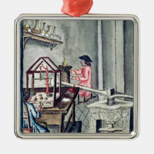 The Workshop of Silversmiths, from a silversmith b Metal Ornament